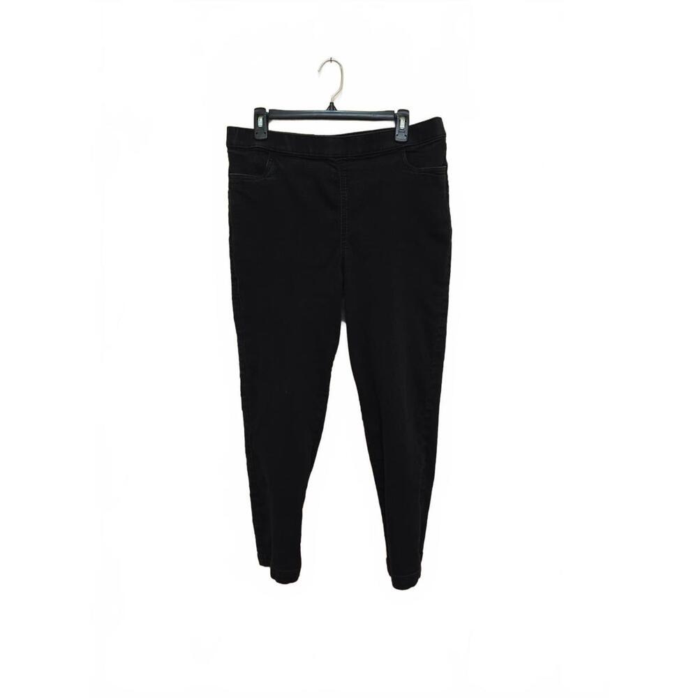 Stylish Black Jeans with Elastic Waistband, PXL